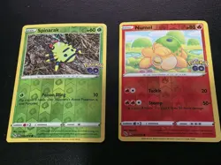 Pokemon GO Peelable Ditto Partial Set - Spinarak Numel 006 013 Reverse Holo - Image 1