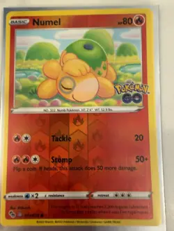 Numel (Peelable Ditto) 013/078 Pokemon GO Reverse Holo - Image 1