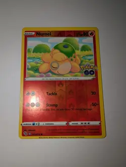 Numel Peelable Ditto Reverse Holo Pokemon Go TCG Card 013/078 Unpeeled - Image 1