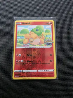 Numel Peelable Ditto Reverse Holo Pokemon Go TCG Card 013/078 Unpeeled - Image 1