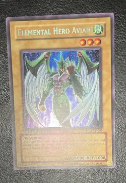 Yu-Gi-Oh! 2007 Elemental Hero Avian Limited Edition Secret Rare Card EHC1-EN001 - Image 4