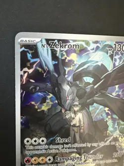 Pokemon TCG Holo Full Art N’s Zekrom Promo Card #031 - Image 4