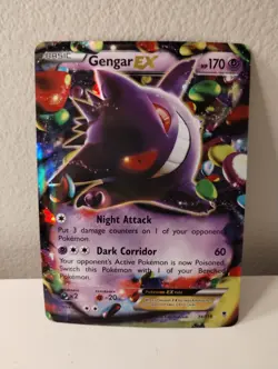 JUMBO Gengar EX Promo Holo Cards 034/119 170 HP Card English Pokemon Oversized - Image 2
