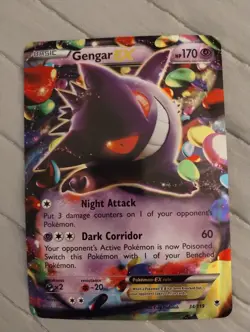 JUMBO Gengar EX Promo Holo Cards 034/119 170 HP Card English Pokemon Oversized - Image 5