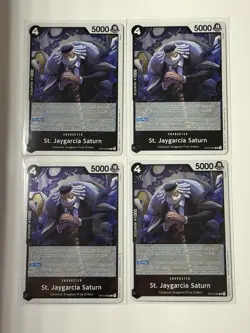 St. Jaygarcia Saturn OP13-083 Carrying On His Will 4 Foil Card Play Set - Image 1