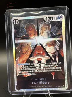 Five Elders SR OP13-082 Carrying On His Will Foil One Piece Card Game - Image 1