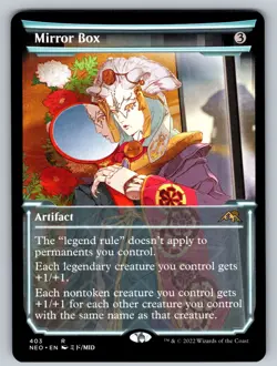 MTG Mirror Box (Showcase) R Kamigawa: Neon Dynasty 403 NM - Image 1