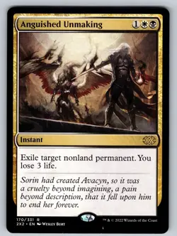 MTG Anguished Unmaking R Double Masters 2022 170 NM - Image 1