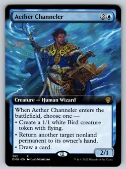 MTG Aether Channeler (Extended Art) R Dominaria United 392 NM - Image 1