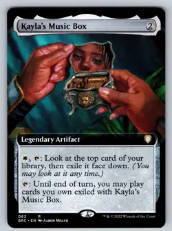 MTG Kayla's Music Box (Extended Art) R Commander: The Brothers' War 62 NM - Image 1
