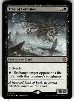 Tree of Perdition 49 Mythic Commander: Lorwyn Eclipsed Magic: The Gathering NM - Image 1
