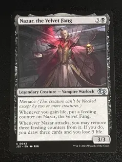 MTG Foundations Jumpstart Nazar, the Velvet Fang Anime 0043 NM - Image 1