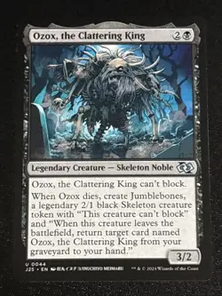 MTG Foundations Jumpstart Ozox, the Clattering King Anime 0044 NM - Image 1
