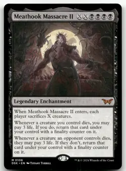 Meathook Massacre II (0108) #108 (NM) Duskmourn DSK Magic MTG - Image 1