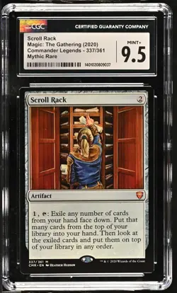 Magic the Gathering Commander Legends Scroll Rack CGC MINT+ 9.5 - Image 1