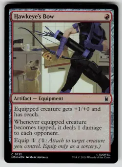 Hawkeye's Bow Foil Common Marvel Super Heroes 132 MTG Near Mint 2026 - Image 1