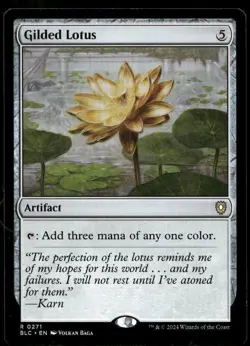 GILDED LOTUS COMMANDER: BLOOMBURROW MAGIC: THE GATHERING LP - Image 1