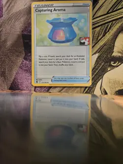 Capturing Aroma HOLO 153/195 Uncommon Silver Tempest Pokemon Near Mint - Image 1
