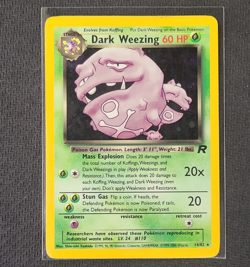 Dark Weezing Holo 60 HP Team Rocket Rare Unlimited 14/82 - Image 1