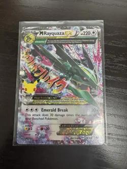 Pokemon TCG M Rayquaza EX Celebrations Classic Collection Holo Ultra near mint - Image 1