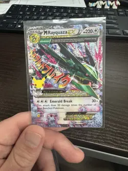 Pokemon TCG M Rayquaza EX Celebrations Classic Collection Holo Ultra near mint - Image 2