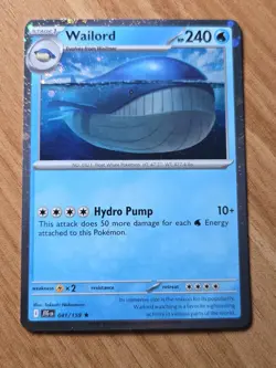 Pokemon | Miscellaneous Cards & Products | Wailord - (Cosmos Foil) | 041/159 | N - Image 1