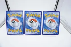 Pokemon First Partner JUMBO Kanto Starters Bulbasaur Charmander Squirtle x3 NM - Image 2
