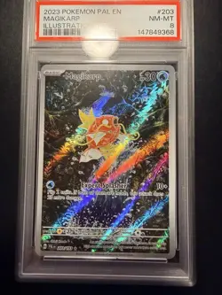 Pokemon PSA 2023 Magikarp #203/193 Pales Evolved NM-MT 8 - Image 3
