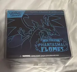 Pokemon TCG Mega Evolution Phantasmal Flames Elite Trainer Box Charizard - Image 1