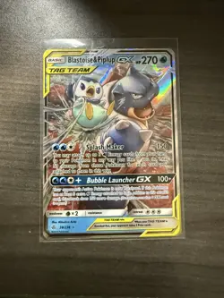 Pokemon TCG Blastoise and Piplup 38/236 GX Tag Team MINT condition English - Image 1