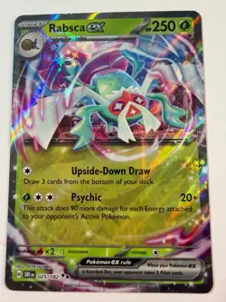 Pokemon Rabsca ex 025/182 Destined Rivals Double Rare Holo NM - Image 1