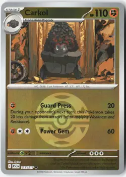 CARKOL (DUSK BALL) 119/217 HOLO COMMON ASCENDED HEROES POKEMON NM - Image 1