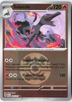 SALAZZLE (QUICK BALL) 035/217 UNCOMMON ASCENDED HEROES POKEMON NM - Image 1