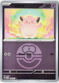 CLEFAIRY (LOVE BALL) 074/217 COMMON ASCENDED HEROES POKEMON NM - Image 1