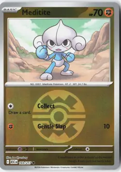 MEDITITE (QUICK BALL) 103/217 COMMON ASCENDED HEROES POKEMON NM - Image 1