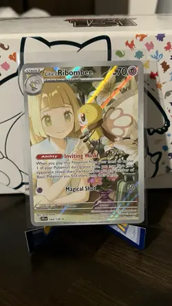 Lillie’s Ribombee 164/159 NM Journey Together Illustration Rare Pokemon TCG - Image 1