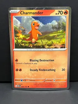 Charmander 004/165 Cosmos Holo Promo MCAP Pokemon Near Mint - Image 1