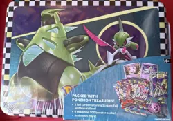 Pokemon TCG 2024 Collector Treasure Chest Tin Lunch Box **FACTORY SEALED** - Image 1