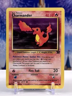 Pokemon TCG Charmander 50/82 Team Rocket Unlimited - Image 1