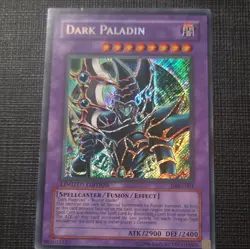 Konami Yu-Gi-Oh! TCG Dark Paladin DMG-001 Secret Rare Holo Limited - Image 1