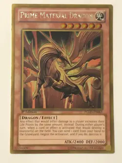 Carte Yu-Gi-Oh - JCC - Prime Material Dragon - PGLD-EN065 - Image 1