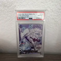 2025 One Piece PRB02 En Alternate Art #078 Gum-Gum Giant PSA 10 GEM MINT - Image 2