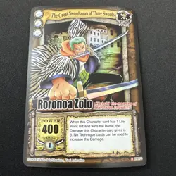 2006 One Piece Passage to the Grand Line CCG Roronoa Zoro Foil Card CH079 (88) - Image 1