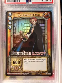One Piece A Quest Begins Bandai 2005 CCG Red-Haired Shanks SR CH005 Silver Foil - Image 1