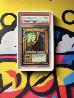 One Piece A Quest Begins Bandai 2005 CCG Red-Haired Shanks SR CH005 Silver Foil - Image 5