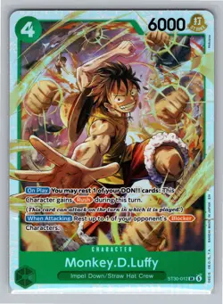 One Piece Starter Deck EX: Luffy & Ace #ST30-012 Monkey.D.Luffy - Image 1