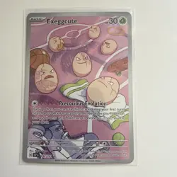 Pokemon TCG Exeggcute 192/191 SV Surging Sparks Illustration Rare Card - Image 1