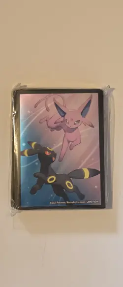 Pokemon TCG Prismatic Evolutions Premium Figure Collection sealed Pack sleeves - Image 1