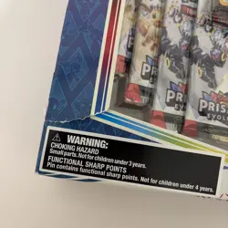 Pokemon TCG Prismatic Evolutions Premium Figure Collection Sealed Small Tear - Image 2