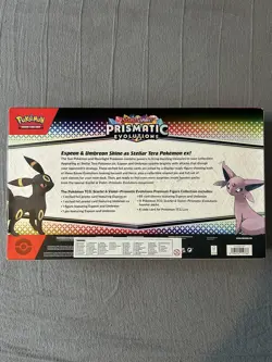 Pokemon TCG Prismatic Evolutions Premium Figure Collection Box | Sealed - Image 2